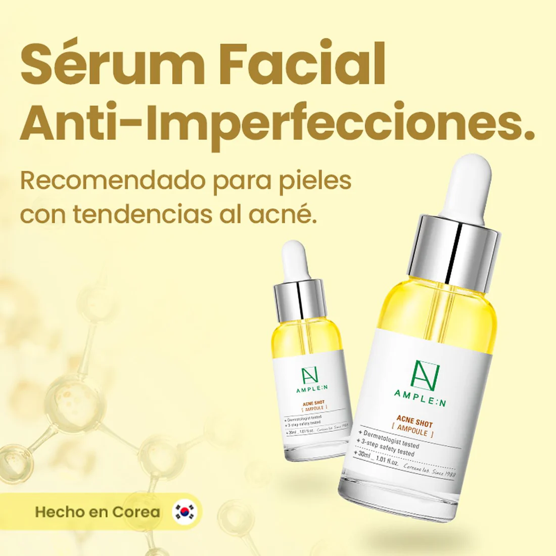 Sérum Facial Anti-imperfecciones AMPLEN 30ml - Imagen 2